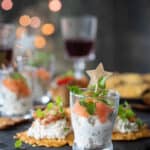 Kruidenricotta met zalm