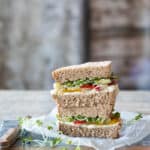 Sandwich met gegrilde groente