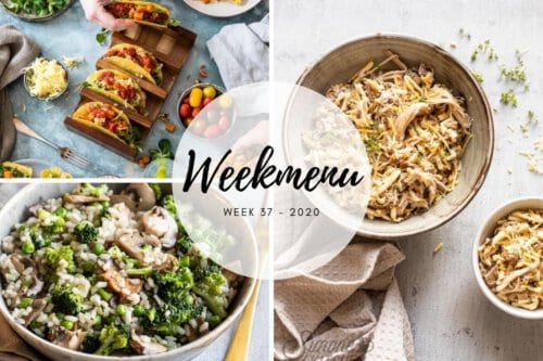 weekmenu voor week 37