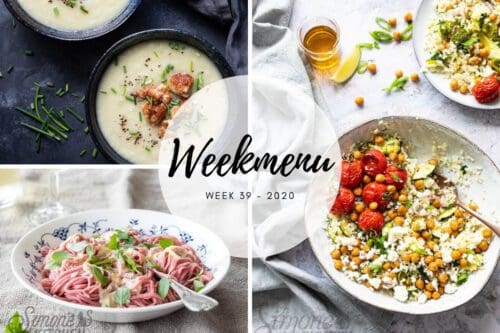 weekmenu voor week 39