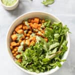 Zoete aardappelbowl