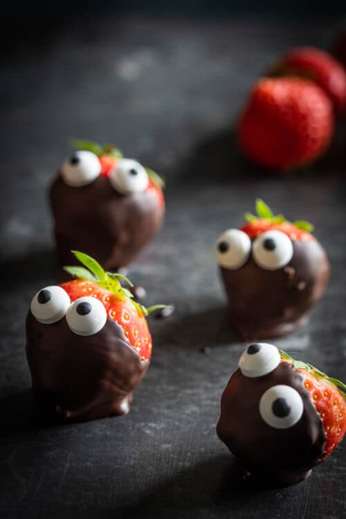 Halloween aardbeien