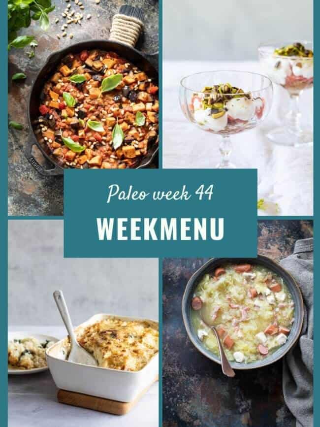paleo weekmenu week 44