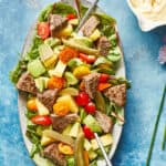 Hamburgersalade Hawaii