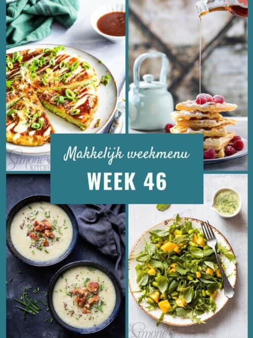 makkelijk weekmenu voor week 46