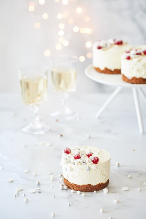 Mini limoencheesecakes