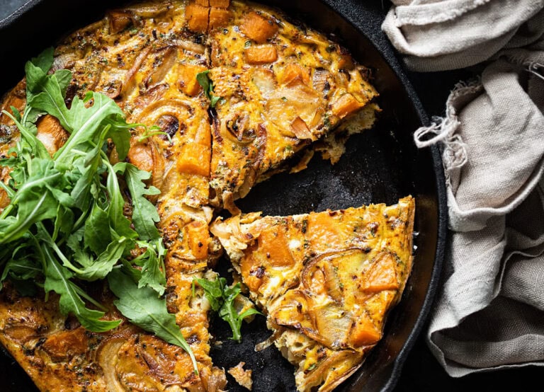 Quiche met gekarameliseerde ui