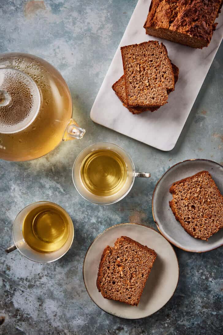 Glutenvrij bananenbrood met wortel