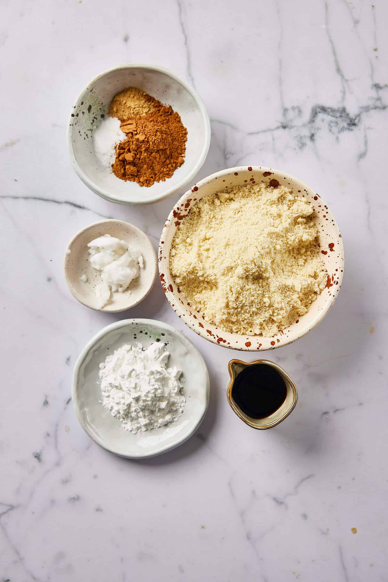 Ingredienten voor de glutenvrije speculaas