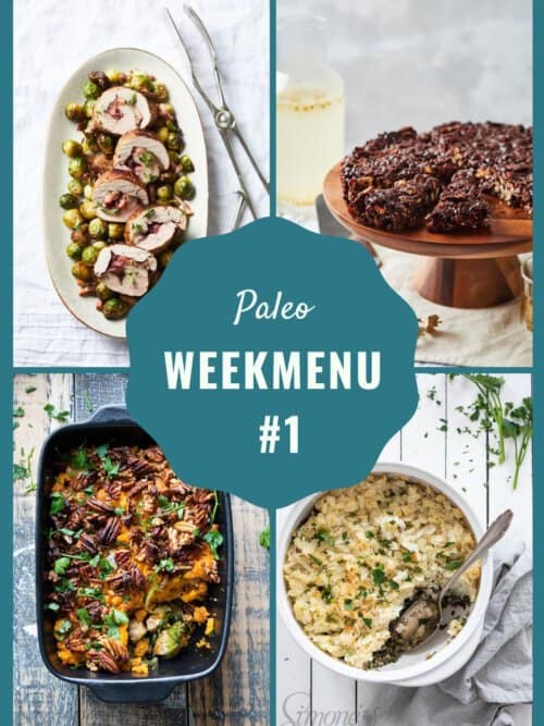 Paleo weekmenu