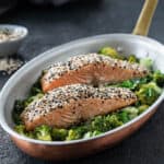 aziatische zalm met wokgroentes