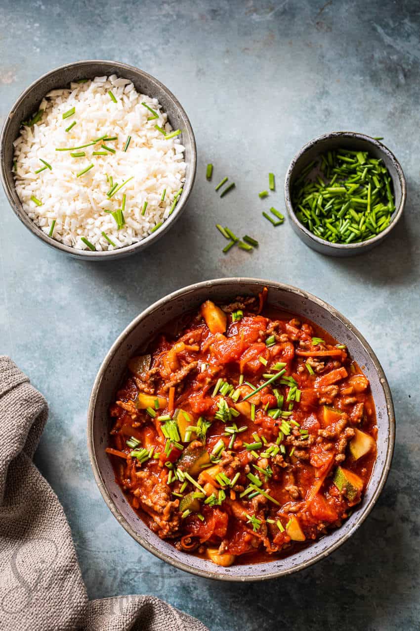 Paleo chili con carne