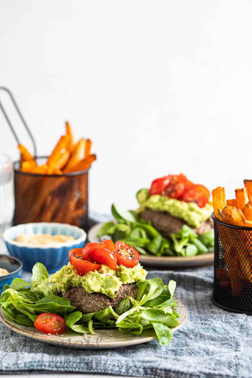 Bacon champignonburgers