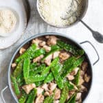 Kip teriyaki met peultjes