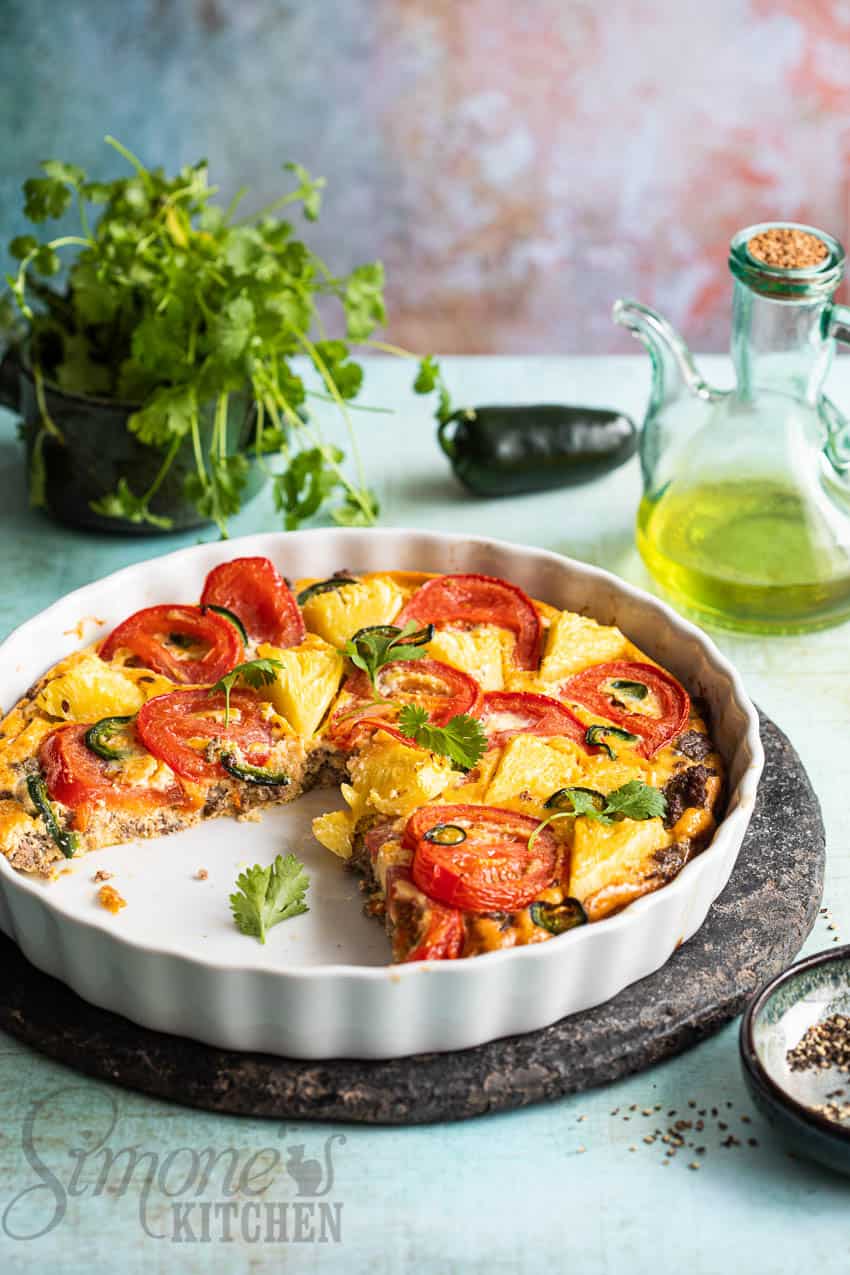 no crust mexicaanse quiche