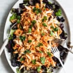 Pittige pulled chicken