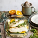 Traybake witvis en venkel