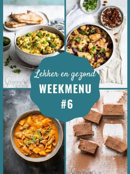 weekmenu voor week 6