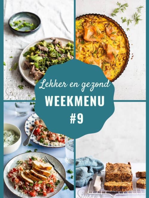 weekmenu voor week 9 2021