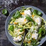 Courgetti met ricotta