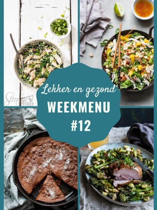 Weekmenu voor week 12