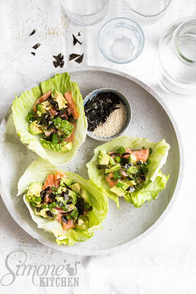 Slaschuitjes met zalm