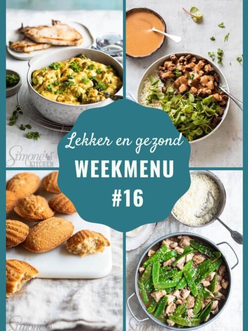 Lekker weekmenu voor week 16