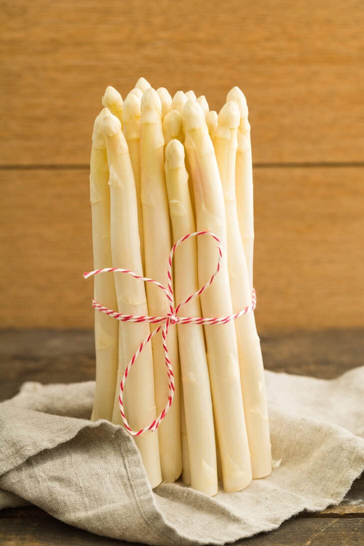 Witte asperges