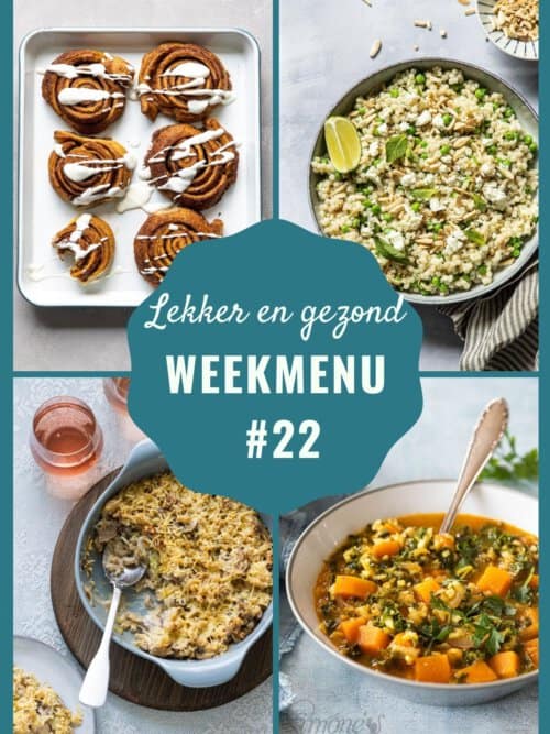 weekmenu voor week 22