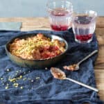 Aardbeien crumble