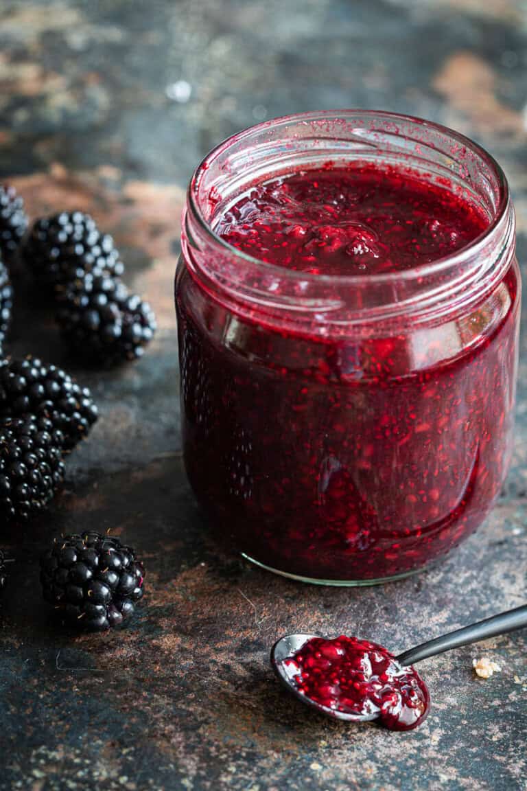 De lekkerste bramenjam gemaakt met chiazaad - Simone's Kitchen