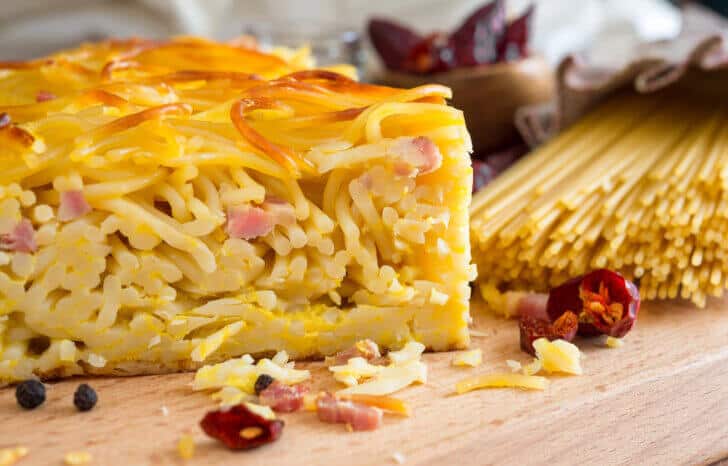 spaghetti fritatta 
