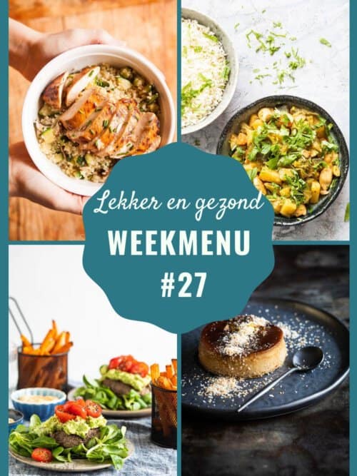Weekmenu voor week 27