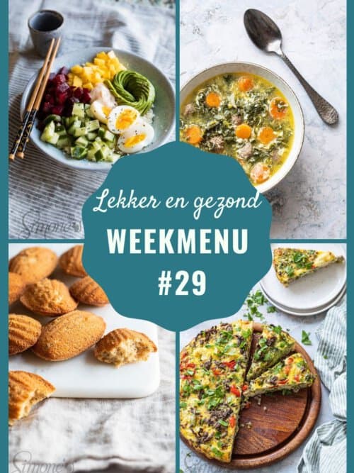 weekmenu voor week 29