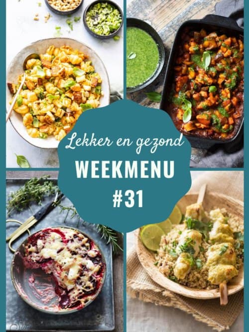 weekmenu voor week 31