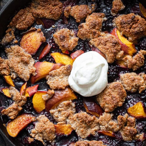 Bramen en nectarines uit de oven