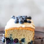 Citroencake met blauwe bessen