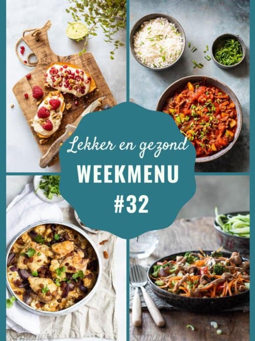 whole30 weekmenu voor week 32