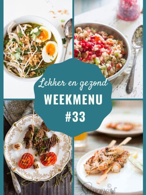 weekmenu voor week 33