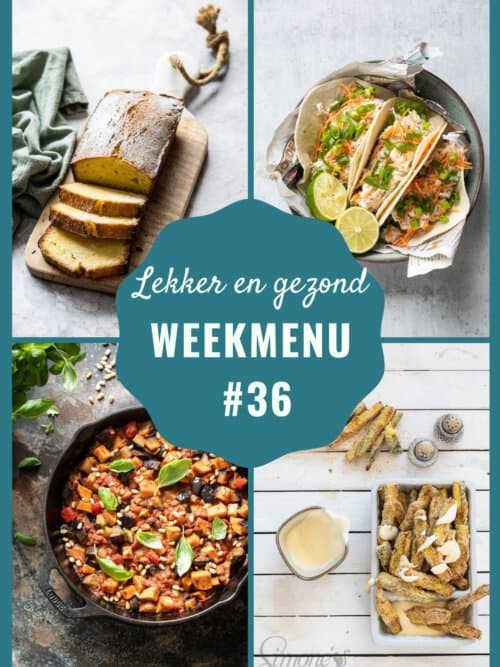 weekmenu voor week 36