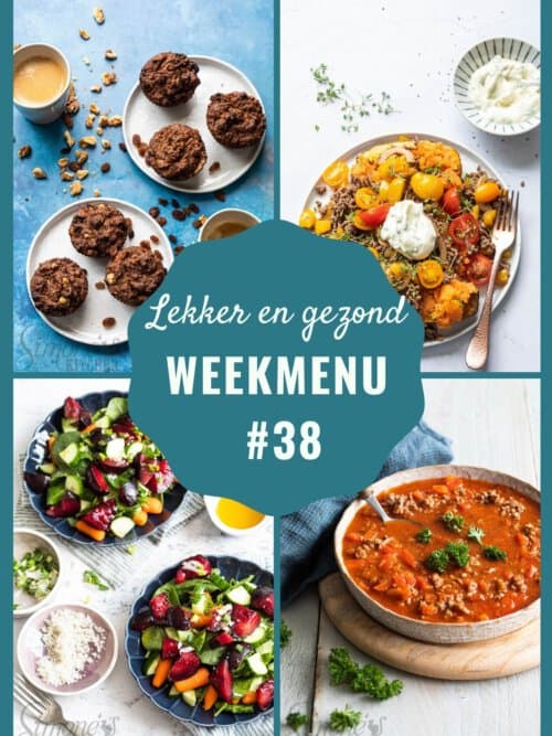 weekmenu voor week 38