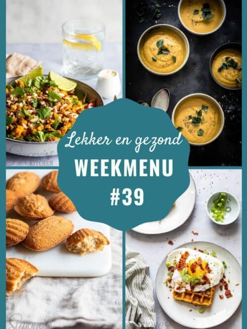 weekmenu voor week 39