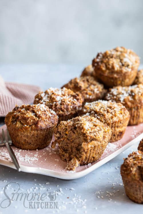courgette muffins met kokos