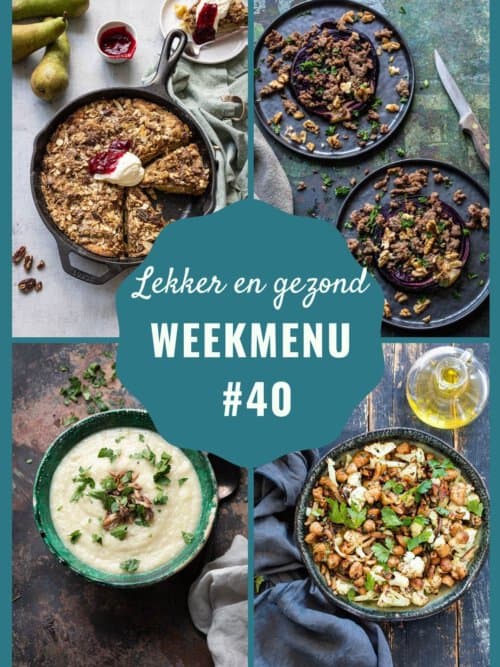 weekmenu voor week 40