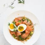 Avocadosalade met zalm