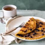 Blueberry omelet/pancake