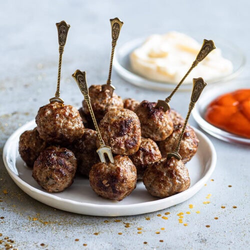 Gehaktballetjes voor bij de borrel