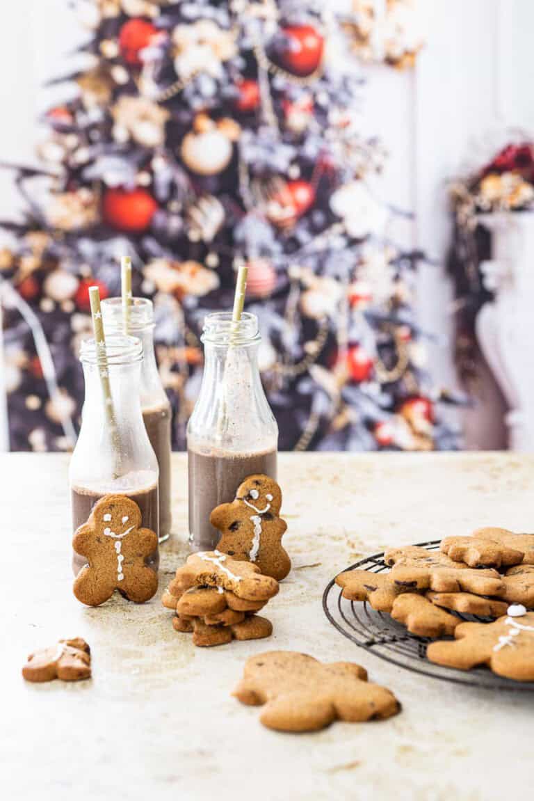 Gingerbread koekjes met chocola