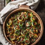 Courgette ovenschotel met kastanje