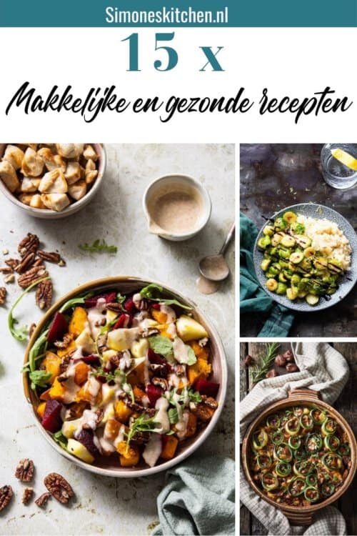 makkelijke gezonde recepten